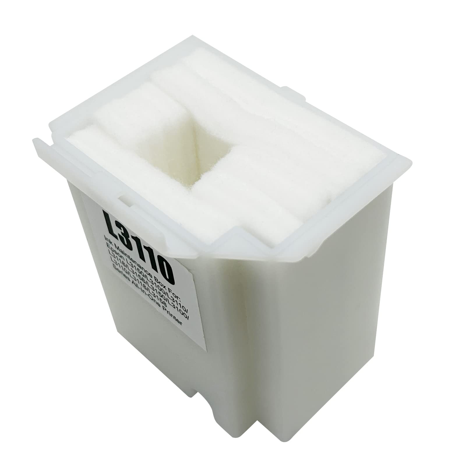 2 pezzi L3110 scatola di manutenzione dell'inchiostro compatibile con EcoTank ET2880 ET2800 ET2820 ET2803 ET4700 ET4800 ET-2710 ET-2711 ET-2712 ET-2714 ET-2720 ET-2721 ET-2726 Stampante