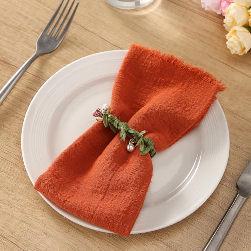 Servilletas de Tela hechas a mano, 17 x 17 pulgadas, pack de 12 miniatura 1