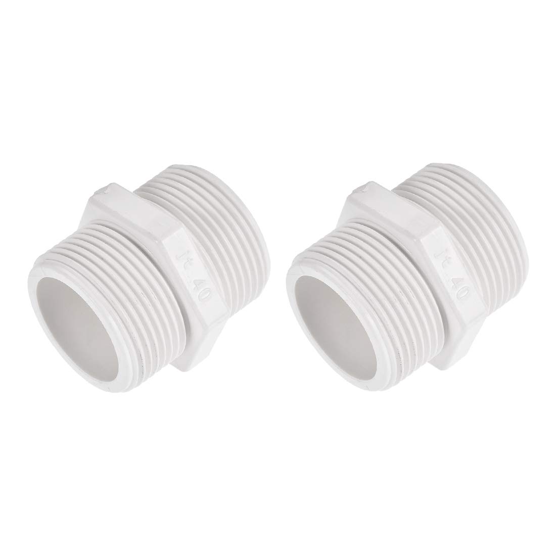 2 Raccords Rapides G1/2 Mâle Vers 3/8" - Pour Purificateur D'eau, Osmose, Système Liquide, Blanc