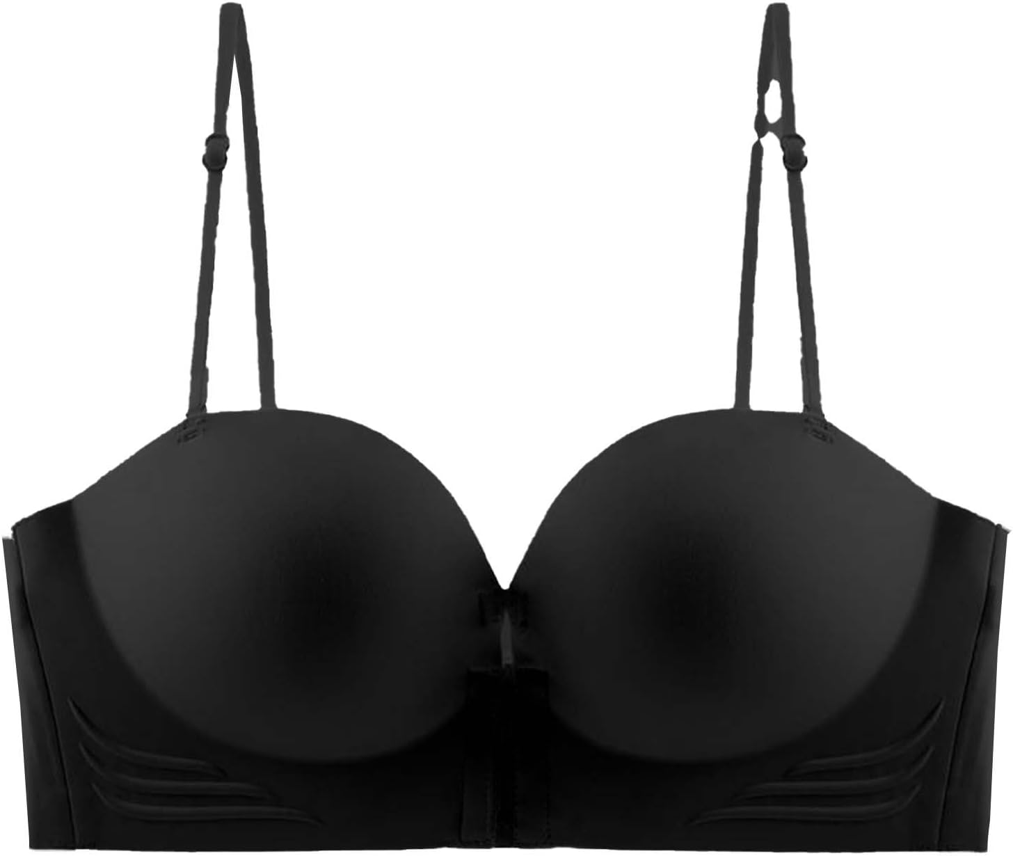 Strapless Bralette for Women Push Up Padded Underwire Bras Backless Convertible Bras Invisible Bandeau Bras