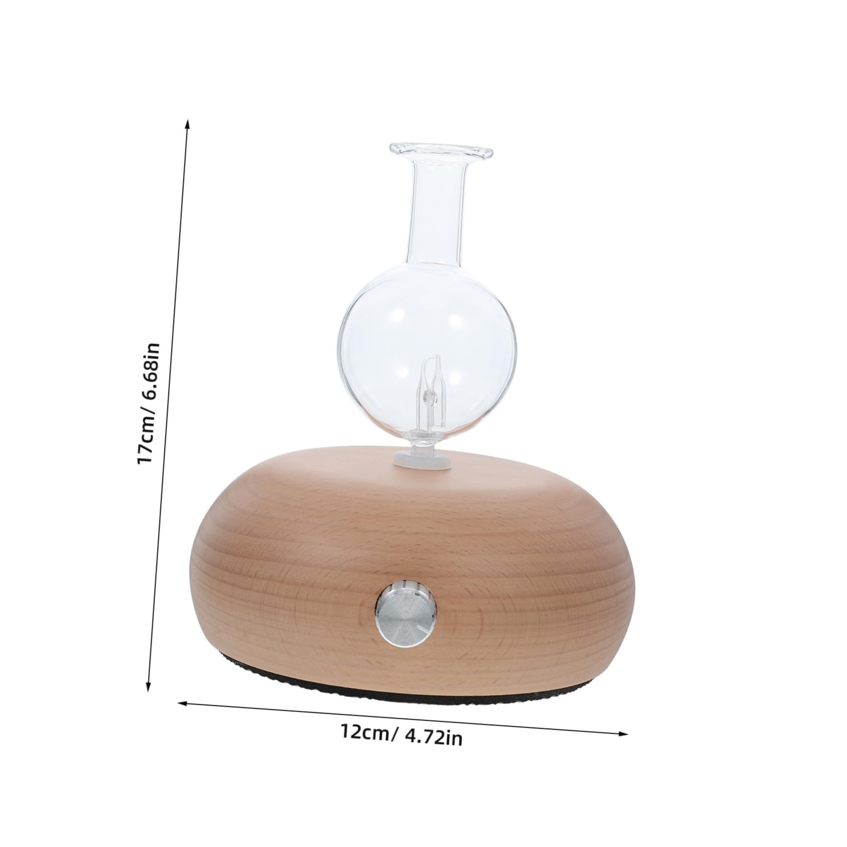 Difusor de Aceite de Madera Portátil para Aromaterapia con Atomizador de Vidrio, Uso de Aceites Esenciales, Adecuado para Oficina y Sala de Yoga Varios Estilos