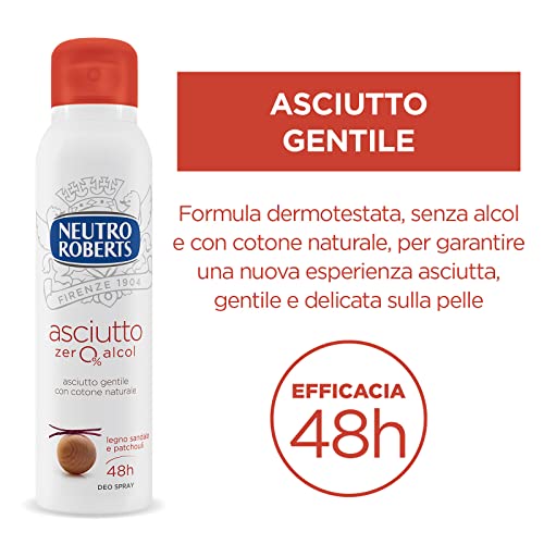 Neutro Roberts Deodorante Spray Asciutto Legno