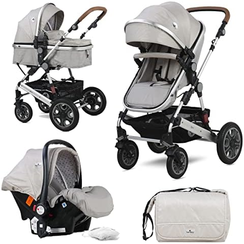 Lorelli LORA - Carrito de bebe 3 en 1 convertible Cover