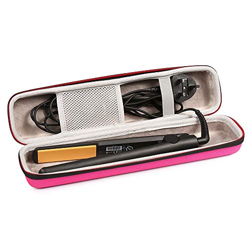 Faylapa-Faylapa-Hard-Carry-Case-for-Classic-Hair-Straightener-Curling-Irons-StylerHair-Straightener-EVA-CaseAccessories-Not-IncludePink