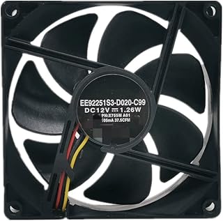 New Case Cooling Fan for Dell Vostro 200 400 430 460 470 Mini Tower RKC55 X755M XPS 8300 8500 8700 P/N:Sunon EE92251S3-D020-C99 PVA092G12M 92x92x25mm 3-Pin DC12V 0.24A