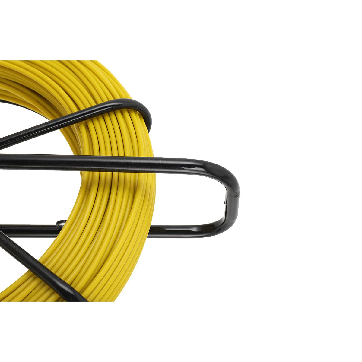 Sonda Passacavi in Fibra di Vetro, Rodder per Cavi da 130m, 6mm, Con Testa in Rame, Estrattore a Nastro per Installazione Cavi, Adatto a Telecomunicazioni, Elettricità, TV e Impianti Pubblici