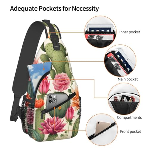 Mochila bandolera ligera unisex para viajes y actividades al aire libre miniatura 4