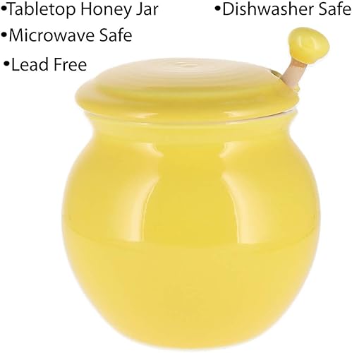 Miniatura 3 de Cottage Creek Tarro de miel, conservador de miel, pote de miel con cuchara, recipiente de miel