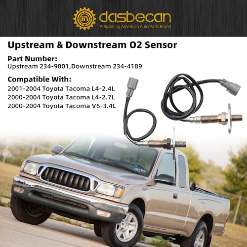 Sensor de Oxígeno Dasbecan para Toyota Tacoma 2000-2004 2Pcs miniatura 2