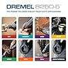 Dremel 8250 12V Cordless Rotary Tool 5.000-30.000 RPM Brushless Multitool kit with Dremel Box, 65 Accessories, 5 Attachments 2 Battery+Charger for Grinding, Drilling, Routing, Grout Removal, Engraving