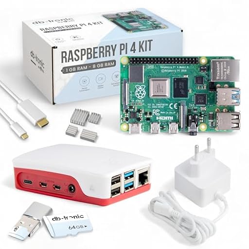 Raspberry Pi 4 4GB Starter Kit | Fuente de alimentación USB-C 15W | Vivienda | 64 GB Edition | Cable HDMI 4k | Conjunto de disipador de Calor | Raspberry Pi 4 4GB | Ya disponible en tu tienda friki favorita! En mundofriki.es! Raspberry Pi 4 4GB Starter Kit | Fuente de alimentación USB-C 15W | Vivienda | 64 GB Edition | Cable HDMI 4k | Conjunto de disipador de Calor | Raspberry Pi 4 4GB | Ya disponible en tu tienda friki favorita! En mundofriki.es!