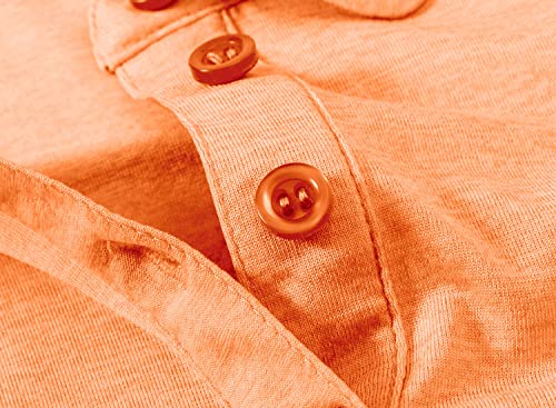 Gopune Women's Dry Fit Golf Polo Shirts 4-Button Golf Polo's In 15 Colors Xs-3Xl Shirt Orange,Xs #TOP5