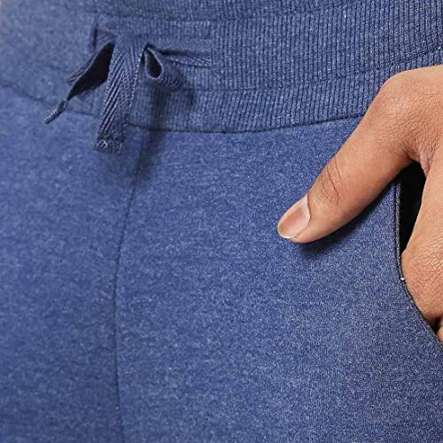 Image of Bewakoof Men's Solid Regular Fit Cotton Blend Joggers