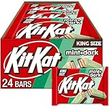 KIT KAT DUOS Dark Chocolate Mint Wafer King Size, Candy Bars, 3 oz (24 Count)