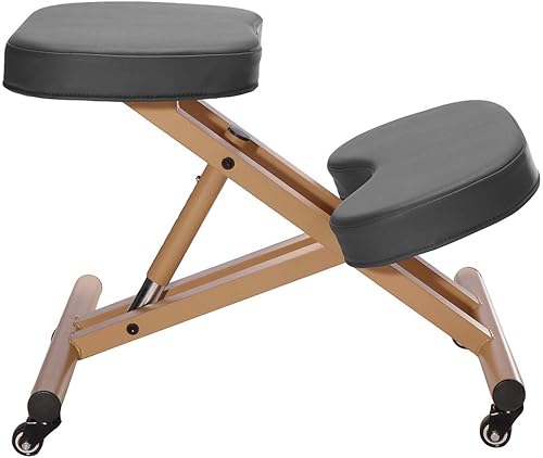 Miniatura 4 de Modern Home Silla ergonómica con ruedas de postura arrodillada - camellonegro