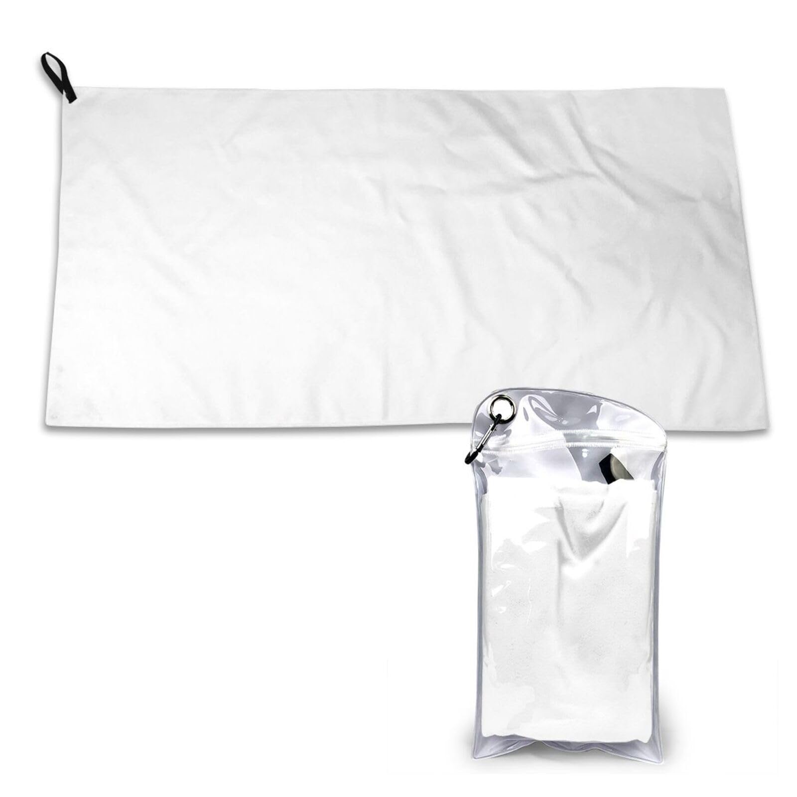 DUYKIMQW Snow White Print Quick Dry Towel 16x31.5in White