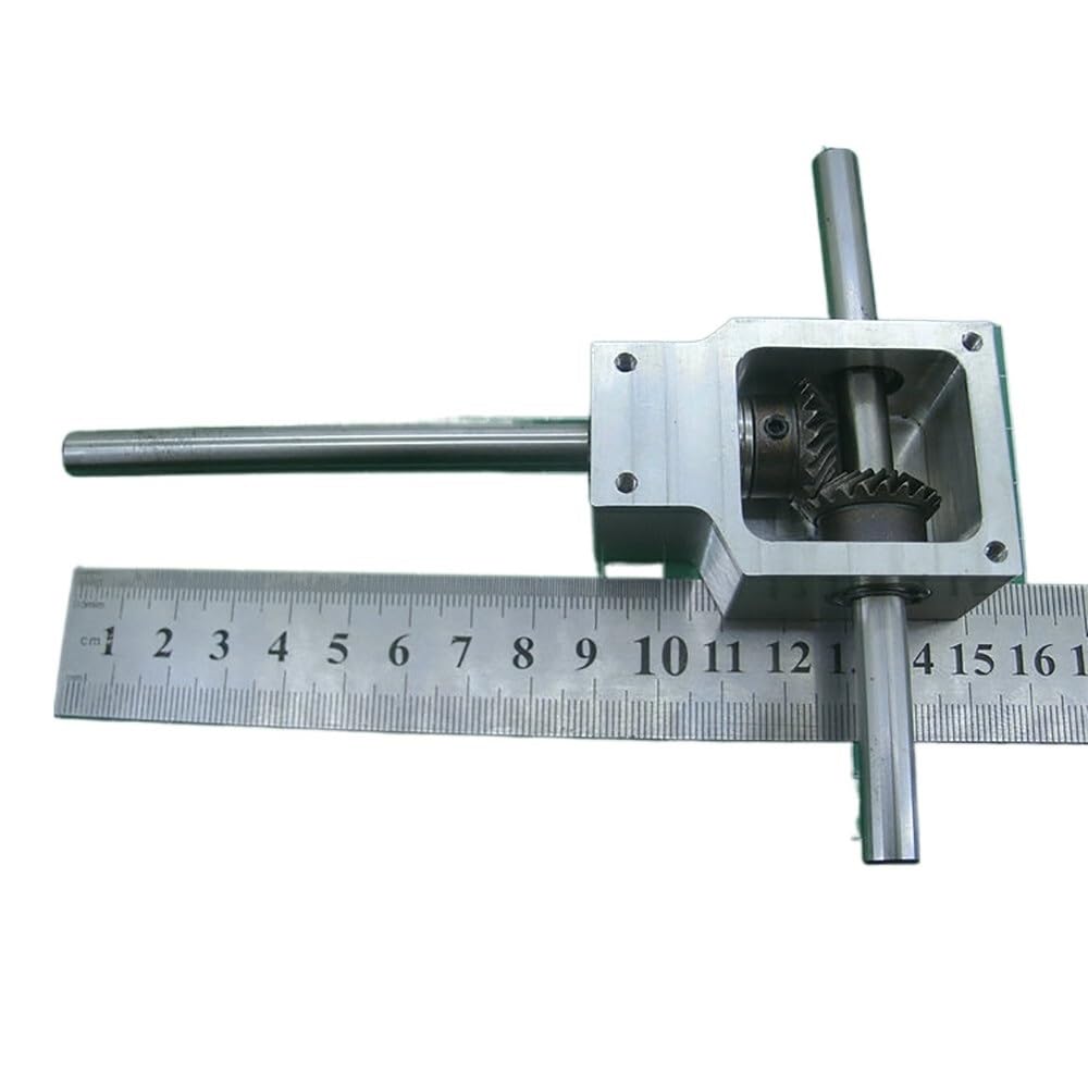 renvoi d'angle 1 pièces collecteur à Angle droit 1:1 rapport de Transmission réducteur de vitesse 90 degrés boîte de vitesses conique 8mm 10mm double arbre direction boîte de vitesses pignon de boîte