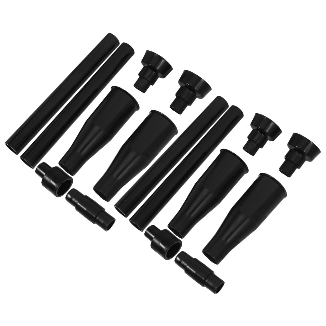 FESTFENDS 16pcs Plastic Water Fountain Nozzle Kit with Easy Cleaning and Weather Resistant Features, Suitable for Garden and Indoor Use, Includes Fountain Spray Heads and Pond Pump