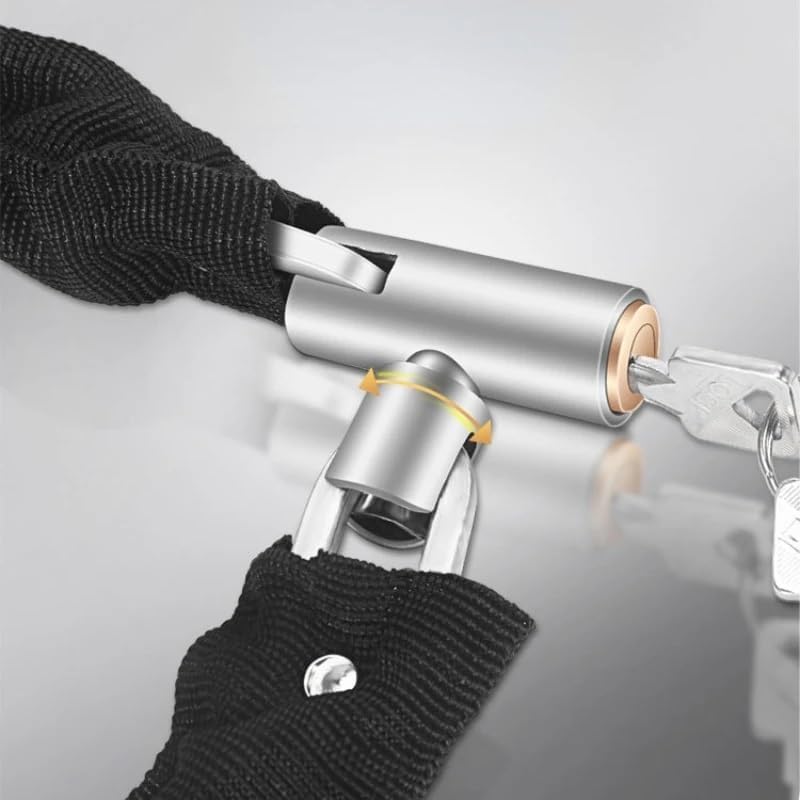 Bike Locks Heavy Duty/Bicycle Chain/Cycling Lock,Codes for Bike Cycle, Moto, Door, Gate Fence(65cm)