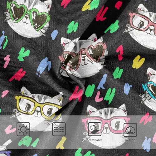 Little Girl Underwear Toddler Panties Kids Undies Cat Colorful Soft Cotton Briefs 2T-8Y3