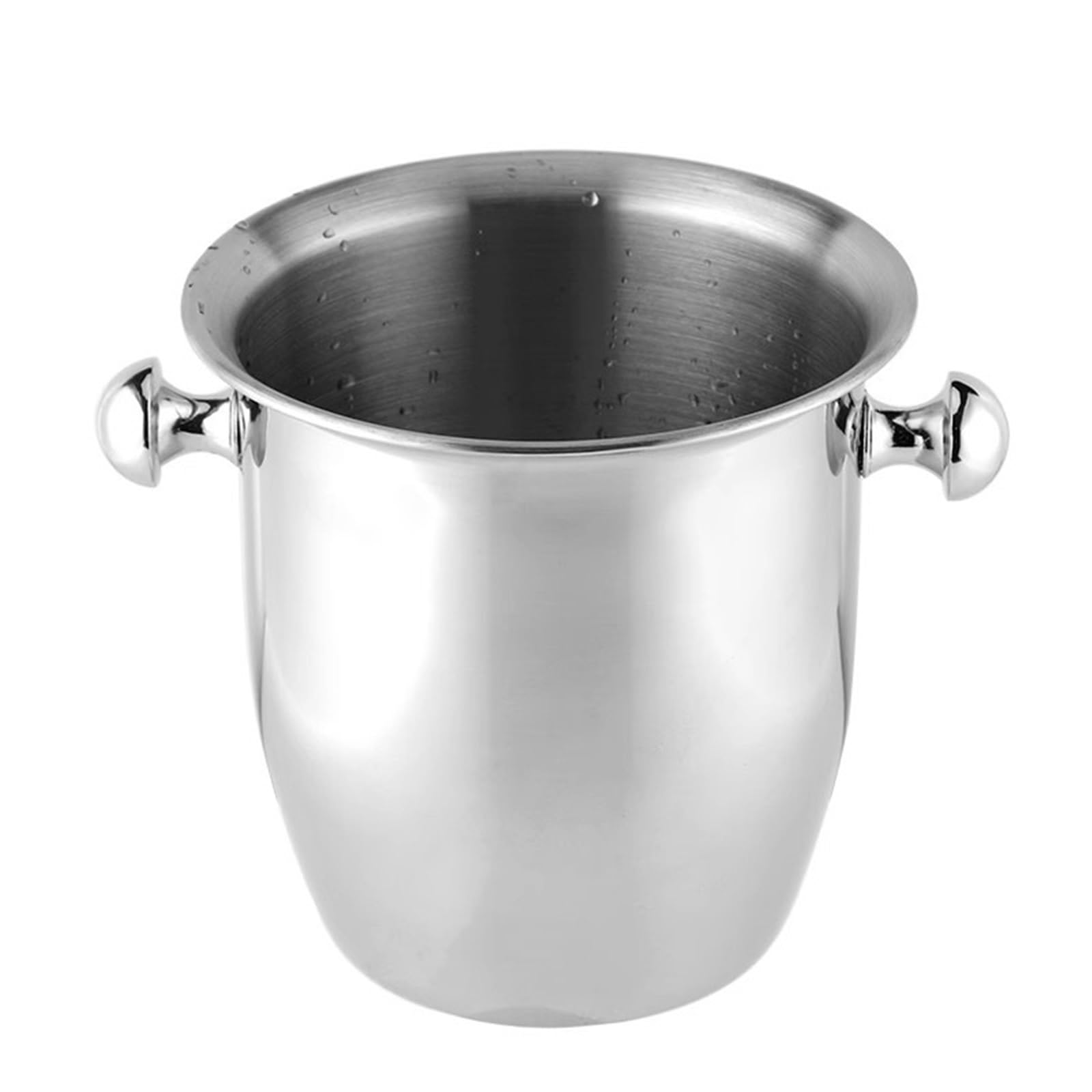 Lijiaxiuyc-101 ice bucket Stainless Steel Horn-shaped Ice Bucket For Home Use Suitable For Beer Wine, And Champagne champagne bucket(Large)