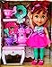 Fancy Nancy My Friend Doll in Signature Outfit, 15-Inches Tall Bonus 8pc Tea Set