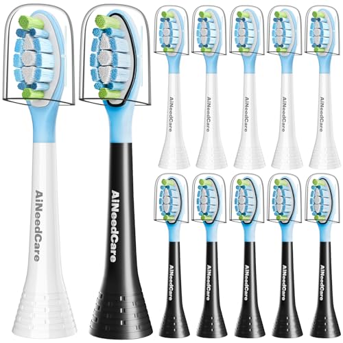 AiNeedCare Sonicare Replacement Heads for Philips Sonicare - 12 Pack