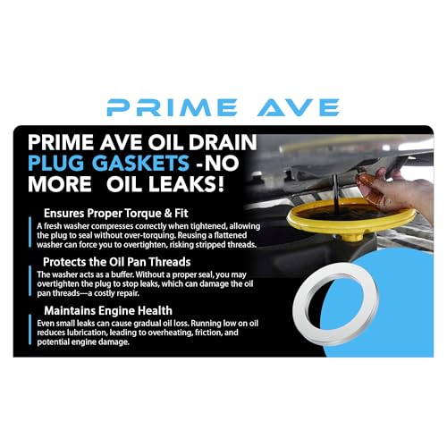 Image of Aluminium Oil Drain Plug Gaskets - 14mm Crush Washer for Leak Proof Sealing - Durable and Reliable Oil Plug Washer - Compatible with Hyundai & Kia Part# 21513-23001 (Pack of 10)