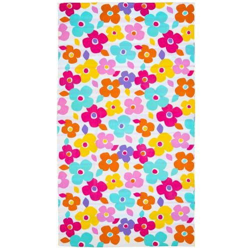 Hobby Lobby Reversible Beach Towels, Spring, Summer (Flower/Stripe)