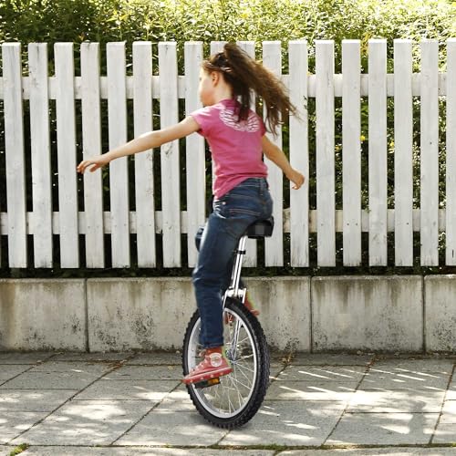 Image of AW 16 /18 /20 /24 Inch Wheel Outdoor Unicycle Adjustable Seat Exercise Bicycle | Fit Adults Kids Outdoor Sports Fitness Exercise, Various colors For Choice