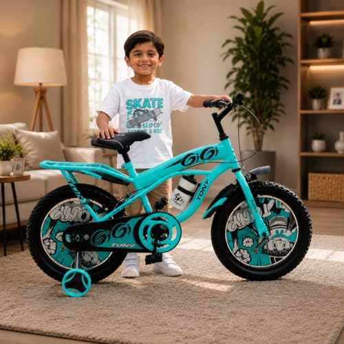 TONY Sports Gigi 16T BMX Single Speed Bicycle for Kids SeaGreen Black - Image 3