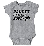 Brisco Brands New Father Nerdy Dad Present Gaming Baby Bodysuit Jumper Boys 6 Months