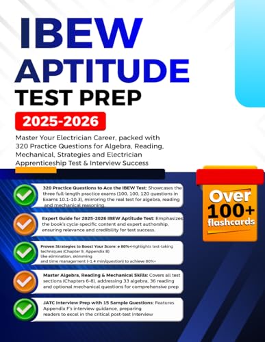IBEW Aptitude Test Prep 2025-2026: Master Your Electrician Career, packed