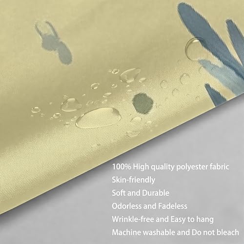 Rideau de douche écureuil 180x200cm lavable en polyester imperméable - 6