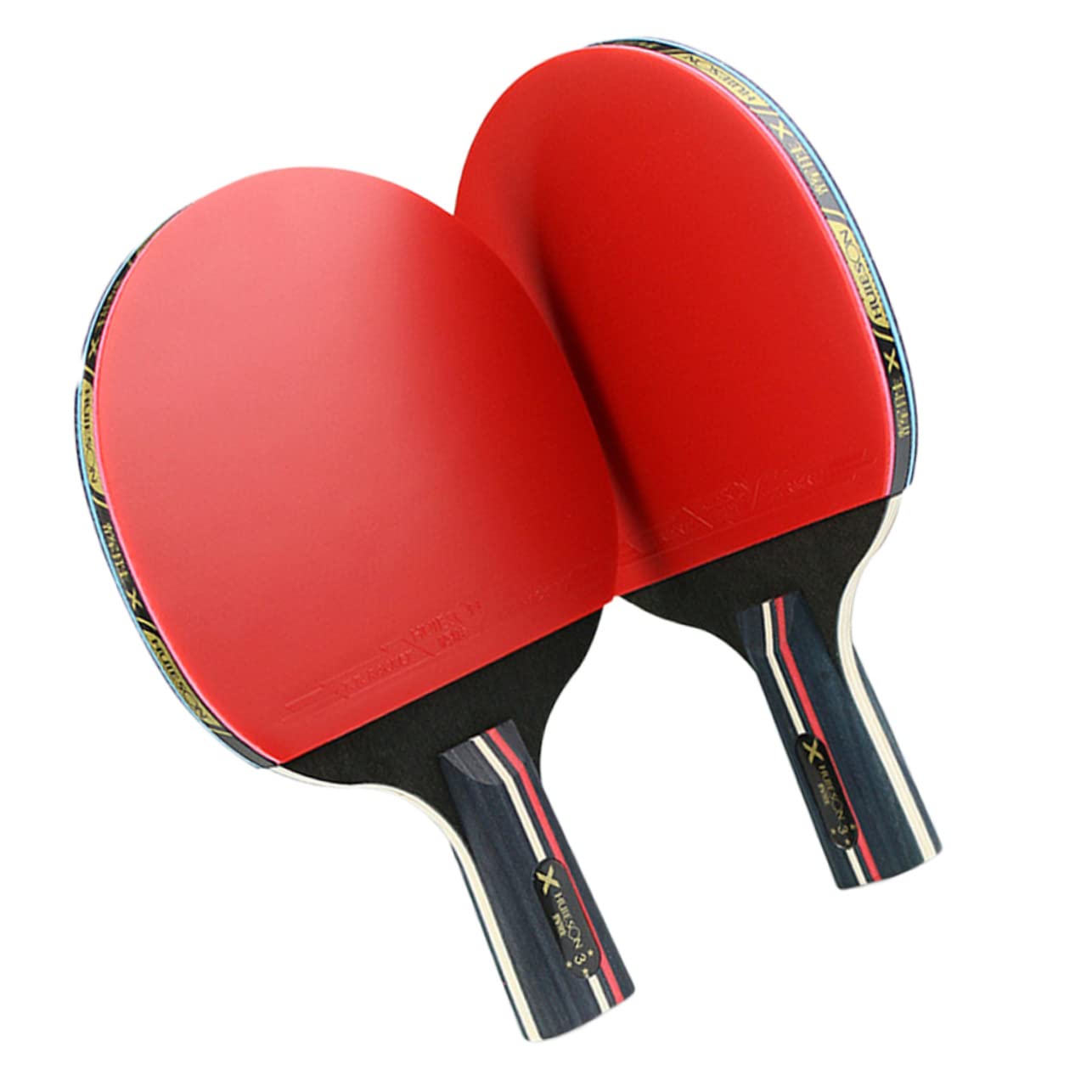Abaodam Comfortable Grip Pong Rackets 1 Set/2pcs for Boys and Girls Teens Adults for Training Tournaments
