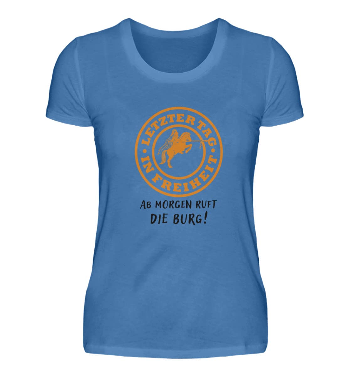 generisch Ginebra el último día en Libertad: Despedida de Soltera JGA – Camiseta de Mujer prémium Azul Turquesa S