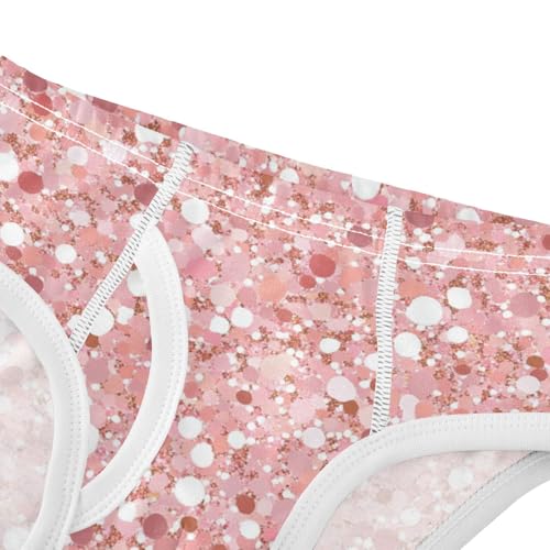 KLL Rose Gold Pink Glitter Toddler Boys Comfort Nighttime Underwear Cute Children Panties4