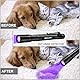 MXLEGNT UV Taschenlampe 2er Pack Schwarzlicht 395nm Ultraviolett Licht Lampe Zoombar, Detektor für Haustier Urin und Bettwanzen Angetrieben durch AAA-Batterien (Schwarzlicht, 2er-Pack, Ohne Batterie)
