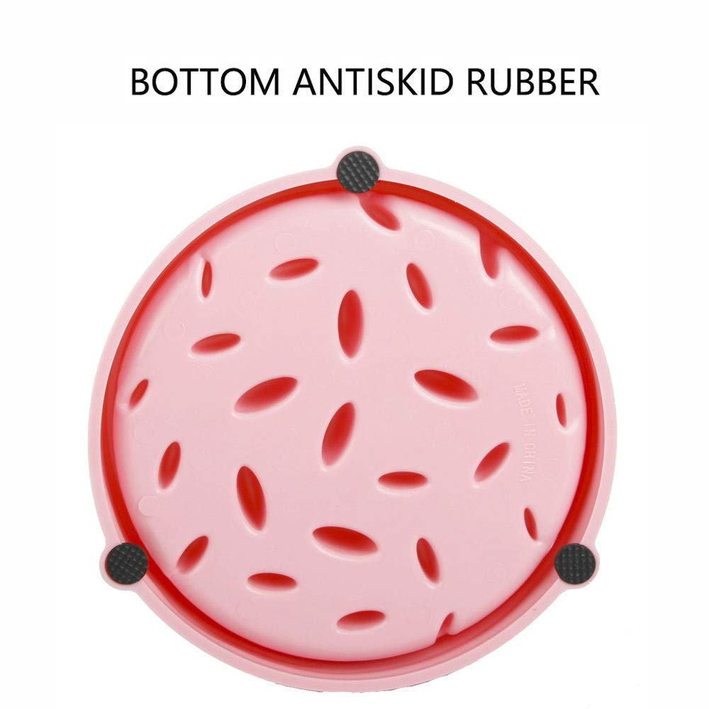 HB PET Ciotole per Cani Gatto,Plastica Cani Gatti Ciotola Lento Antiscivolo Animali Vassoio Evitare di Animale da Mangiare Troppo e Rimpinzarsi, Anti Ingozzamento Anti-soffocare, Slow Food Dog Bowl