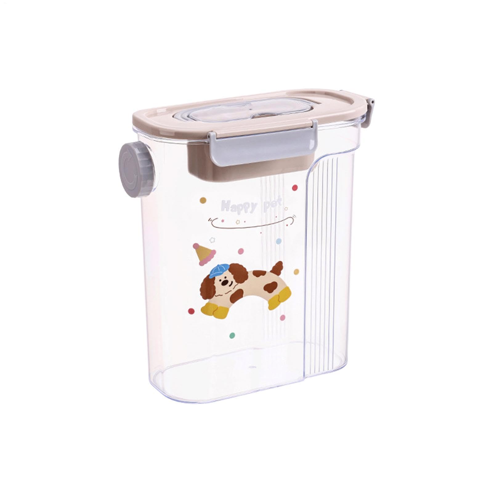 Pet Food Storage Containers, Moisture Proof, Small/medium/large, Cat Food Container, Pet Snack Canister, Airtight Seál Design, For Countertops Cabinets