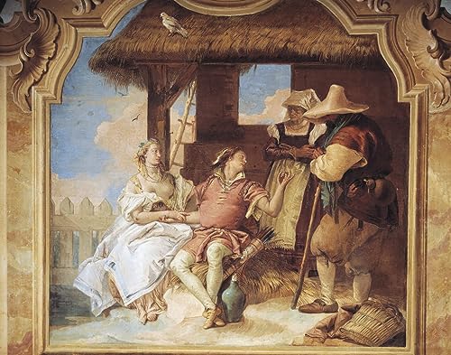 Toile murale abstraite Battista pour réveiller un mur blanc de salon 60x90cm