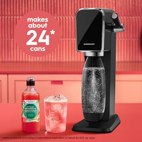 Image of Sodastream Zero Strawberry Watermelon Drink Mix, New Pour Bottle 14.9 Fl Oz (Pack of 4)