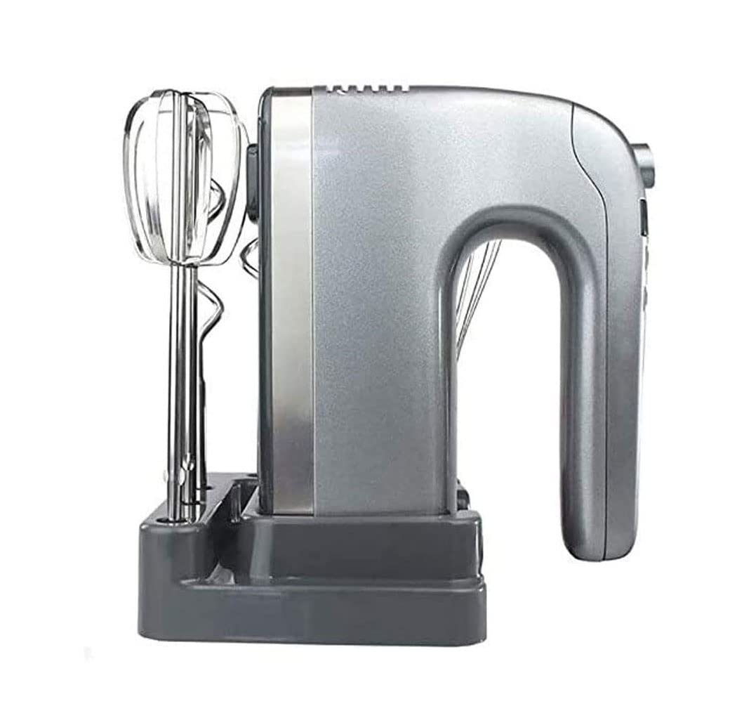 9 Speed Hand Mixer Electric 400W Kitchen Hand Mixers with 6 Stainless Steel Attachments 2 Wired Beaters 2