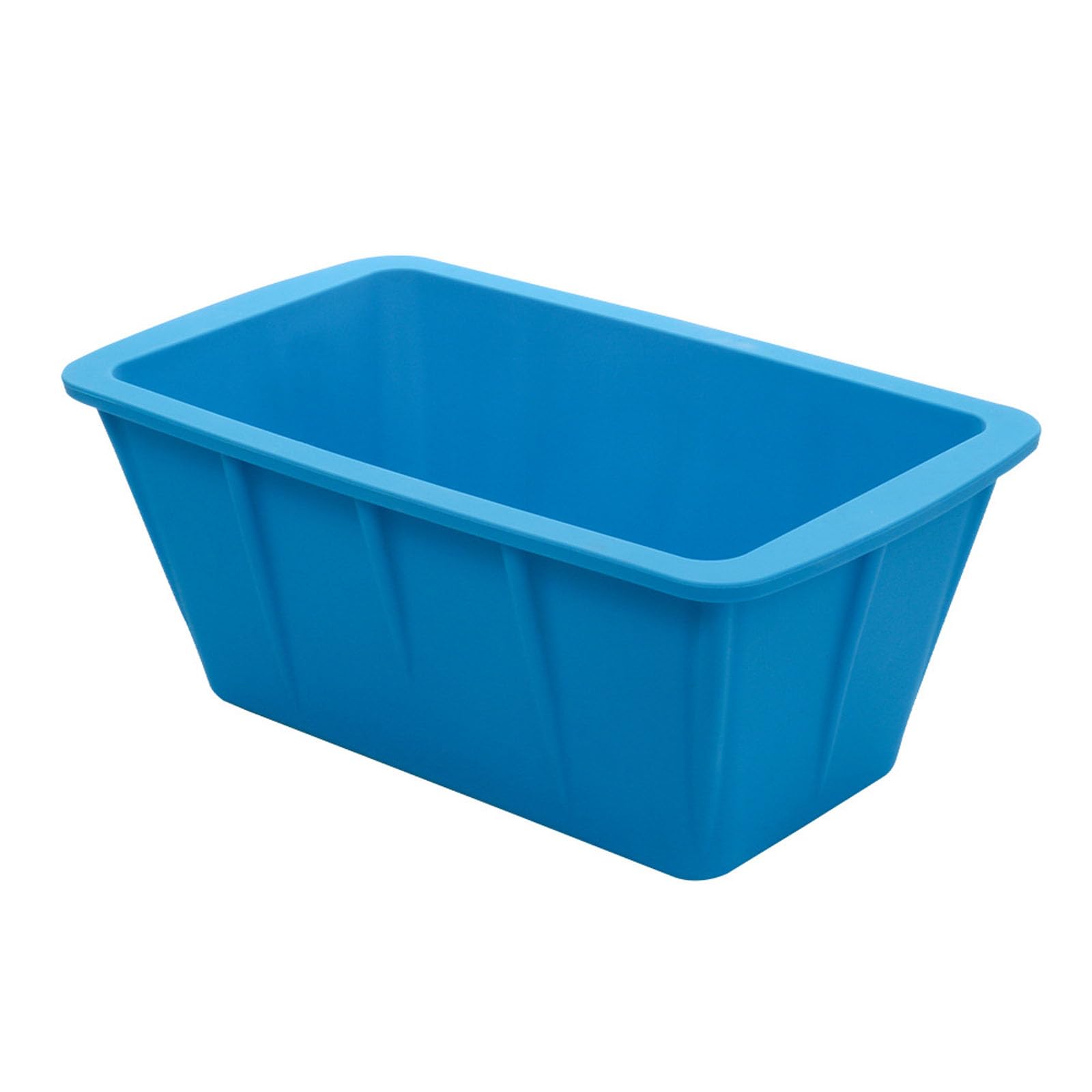 Hielo de silicona eficiente con tapa que produce bloques de 8 libras para refrigeración de bebidas y fiestas, moldes de hielo eficientes con tapa