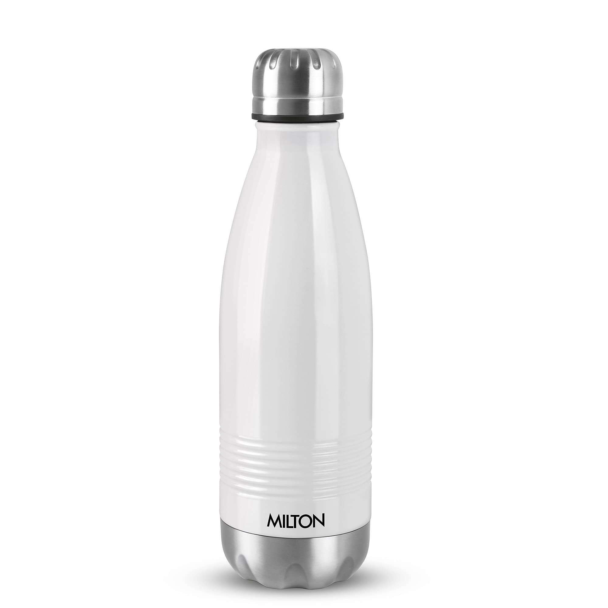 Milton Duo DLX 500 Thermosteel Water Bottle 500 ml, 24 Hr Hot and Cold I Leak Proof Lid, ISI Certified I Vacuum Insulated I for Office, Gym, School I Silver — Amazon image 11