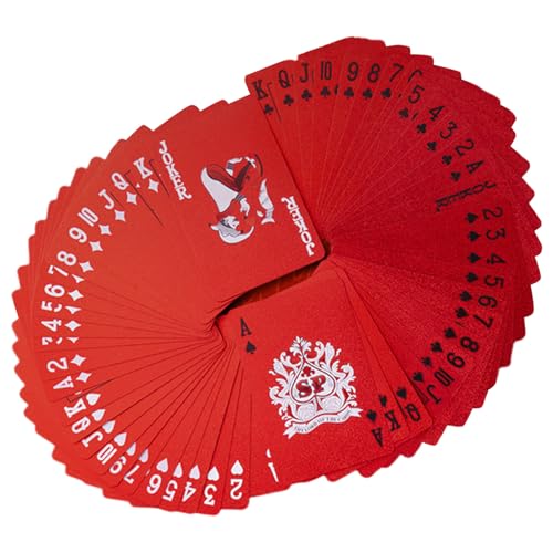 Naipe clásico - de Impermeables, índice estándar de tamaño de, 6 Azules | Barajas de de Regalo de Juego de Calidad de para Juegos de Cartas para Adultos