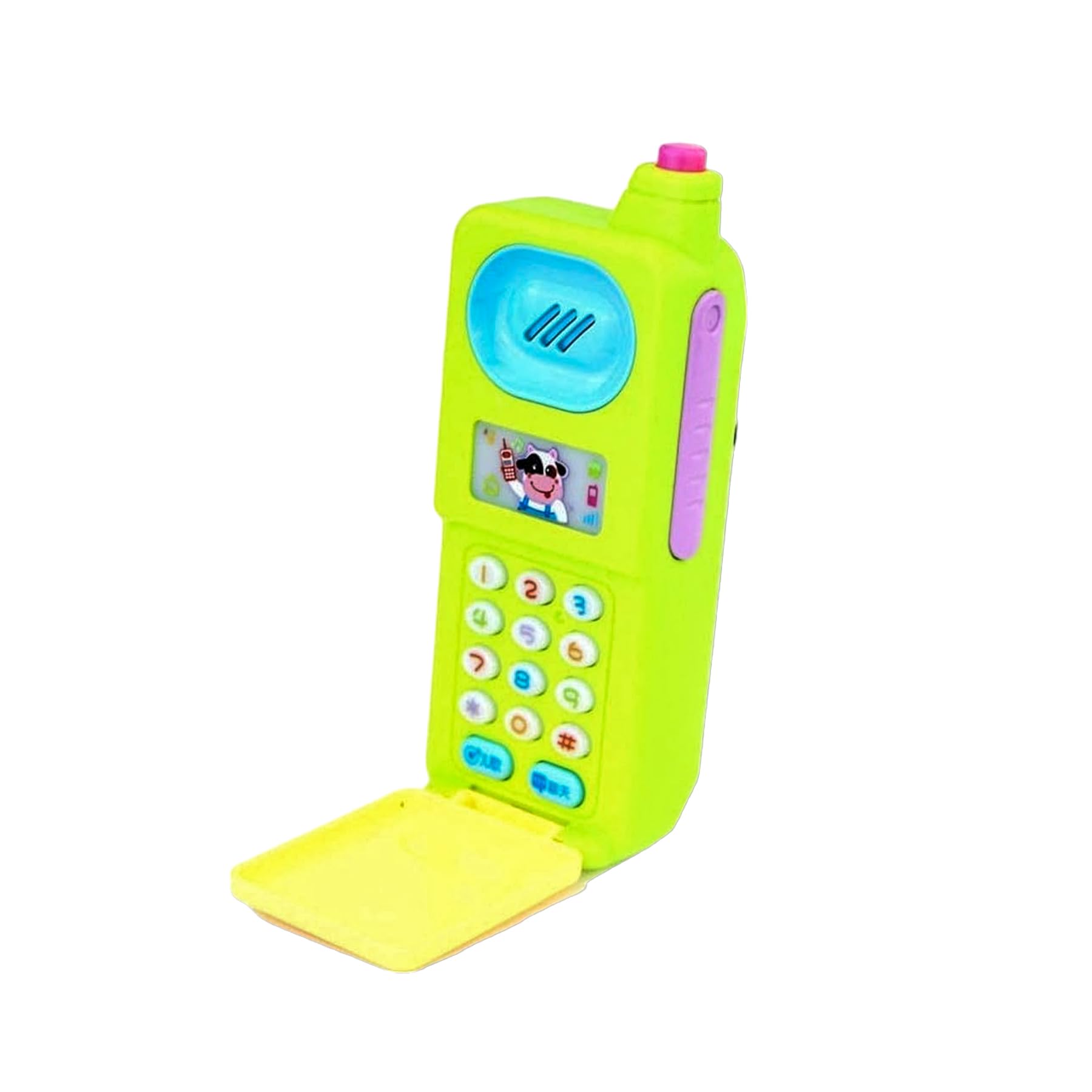 WISHKEY Plastic Musical Flip Mobile Phone Toy, Cell Phone with Colorful Lights and Sound Effects, Multicolor, 3+ Years (Pack of 1) (B0CKJ5JZTC) Amazon Price History, Amazon Price Tracker