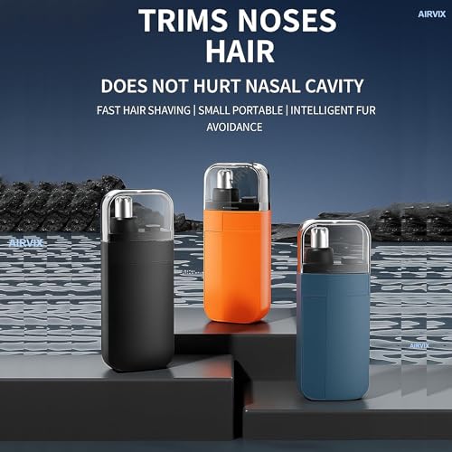 Image of Rechargeable Nose & Ear Hair Trimmer for Men & Women | Painless Precision Grooming | USB Charging | Stainless Steel Blade with Protective Cap | Compact & Travel Friendly IPX7 Waterproof