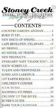 Stoney Creek Cross Stitch Collection Magazine (Volume 4, Number 2, Mar/apr 1992)