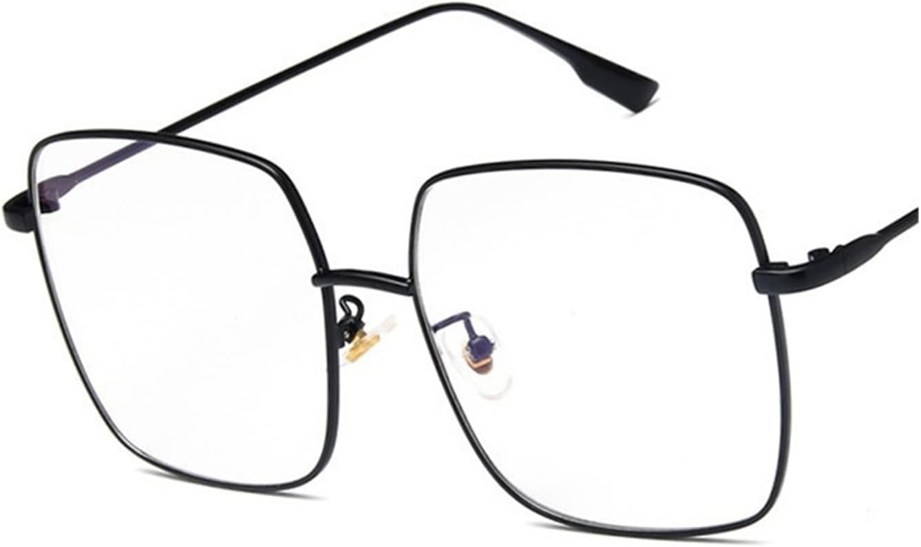 Sunglasses Large Women's Vintage Square Metal Frame Fashion Gradient Lens Sunglasses Women's UV400